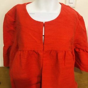 Loft outlet blouse orange Size(L ) new